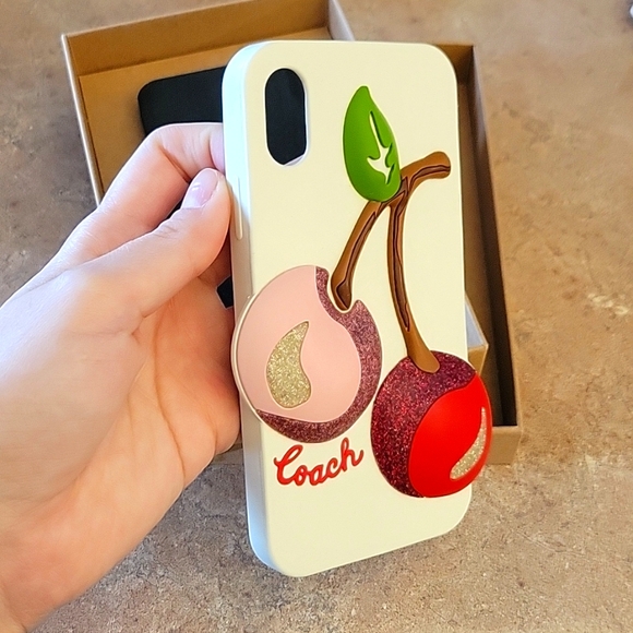 Coach iPhone x/xs cherry 🍒 case - Picture 5 of 6